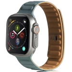 Beline Magnetic zelená / Opasok pre Apple Watch / 42/44/45/49mm / magnetický