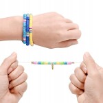 Kruzzel Kreatívna sada na výrobu náramkov, farebné korálky 4200 ks