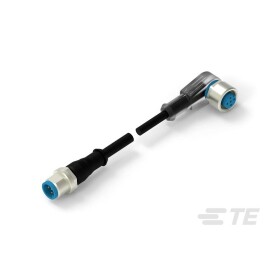 TE Connectivity upravený zástrčkový konektor pre senzory - aktory, 2-2273126-1, 1 ks; 2-2273126-1