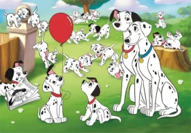 Clementoni PUZZLE Disney: 101 Dalmatíncov MAXI