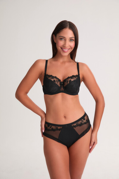 NOHAVIČKY PARIS ARTICLE 1302 BLACK černá 2XL