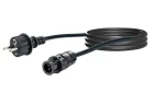Schwaiger čierna / Pripojovací kábel Betteri - Schuko pre striedač / Napájací kábel / 5 m / IP44 (SOSB0500)
