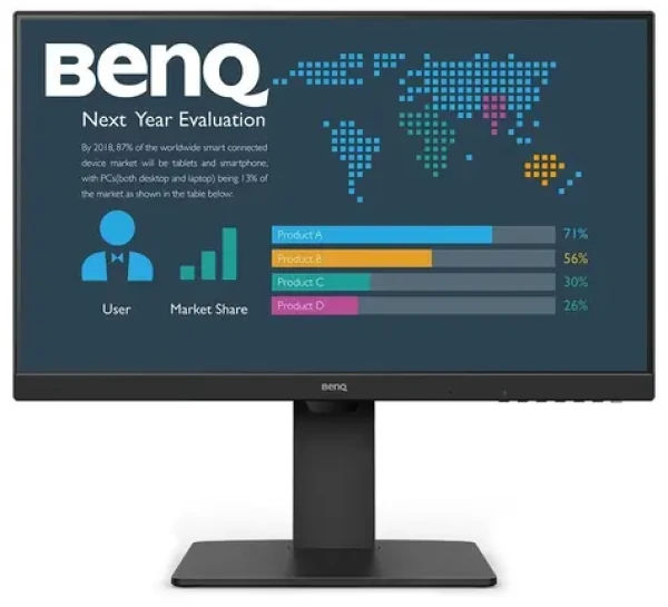 27" BenQ LED BL2786TC čierna / 1920x1080 / IPS / 16:9 / 5ms / 1300:1 / 250cd-m2 / HDMI + DP + USB-C / VESA / Pivot (9H.LMPLB.QBE)
