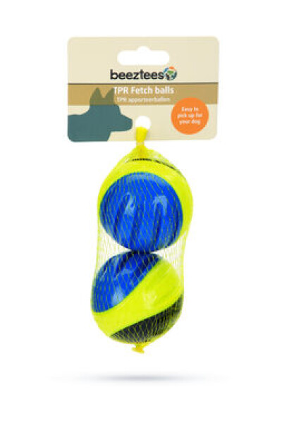 Beeztees Fetch Odolná loptička pre psov 6cm 2ks (KF-625872)