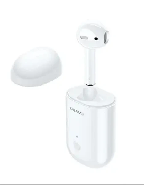 USAMS LB Mono Stereo Wireless Headset biela (6958444962597)