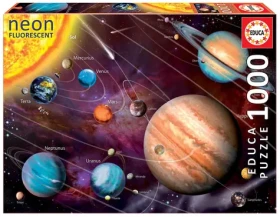 Educa Svietiace puzzle Slnečná sústava
