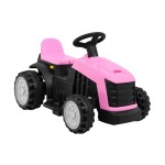Mamido Detský elektrický traktor s prívesom ružový