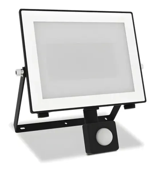Philips Lois čierna / LED reflektor / senzor pohybu a súmraku / 50W / 5400lm / 5000K / IP65 (929004642701)