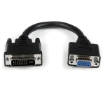 StarTech adaptér DVI-I na VGA čierna 5 ks / Redukcia / DVI-I / VGA (DVIVGAMF8IN)