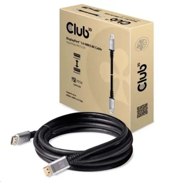 CLUB3D CAC-1069 kábel DisplayPort 1.4 M/M čierna 4m / 8K 60Hz (CAC-1069)