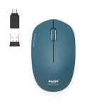 PORT CONNECT Wireless COLLECTION zafírová / bezdrôtová myš / USB-A/USB-C dongle / 2.4Ghz / 1600 DPI (900545)