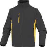 Pracovná softshell bunda Delta Plus MYSEN2 Farba: Čierna/ Červená, Veľkosť: M (MYSE2NRTM)
