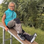 Detská chlpatá vesta so stojacím golierom, Pidilidi, PD1140-15, tyrkysová - 86/92 | 18-24m