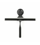 Compactor Bestlock Black Držiak s kúpeľňovou stierkou s prísavkou čierna / bez vŕtania (RAN9785)