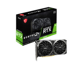 MSI GeForce RTX 3050 VENTUS 2X 8G OC / 1807MHz / 8GB GDDR6 / 128-bit / 1x HDMI + 3x DP / (8) (GeForce RTX 3050 VEN)