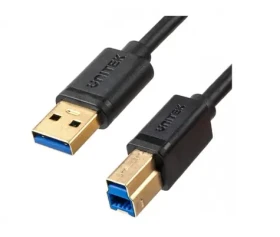 Unitek USB tlačový kábel čierna / Kábel / USB-A - USB-B 3.0 / 5 Gbps / 2 m (C14095BK-2M)