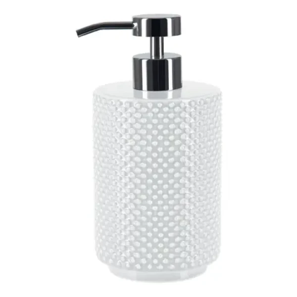 Spirella MERO dávkovač mydla biely / keramika / 400 ml (7610583193407)