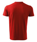 Tričko s výstrihom do V unisex červené 3XL