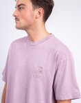 Carhartt WIP S/S Helix Redux T-Shirt Pink Fog garment dyed S