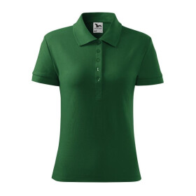 Polokošeľa Malfini Cotton W MLI-21306 fľaškovo zelená XL