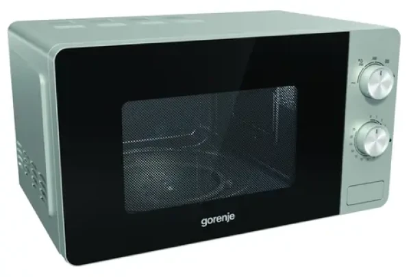 Gorenje MO17E1S strieborná / Mikrovlnná rúra / 17 l / 700 W / voľne stojaca / bez displeja (MO17E1S)