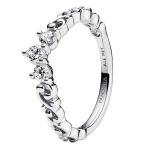 Pandora Strieborný prsteň Kráľovský diadém so špirálkami Moments 192232C01 50 mm