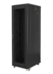 Lanberg Rozvádzač 42U čierny / Stojanový rozvádzač / 19" / Šírka 800 mm / Hĺbka 800 mm / perforované dvere (FF01-8842-23B)