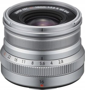 Fujifilm Lens Fujinon XF16mm F2.8 R WR silver