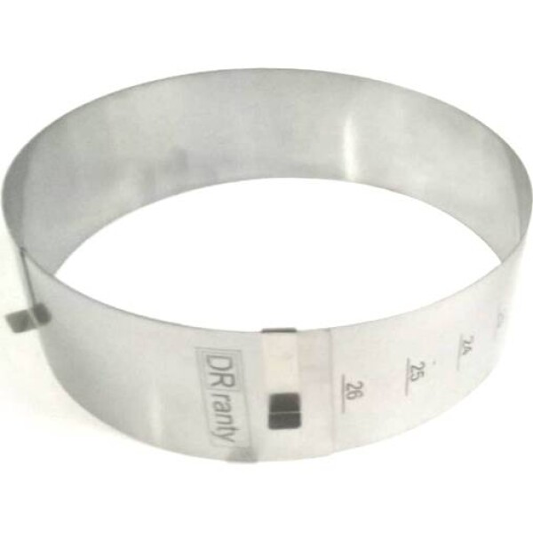 Nastaviteľná tortová forma kruhová 22-26 cm (výška 8 cm) - DR ranty - DR ranty