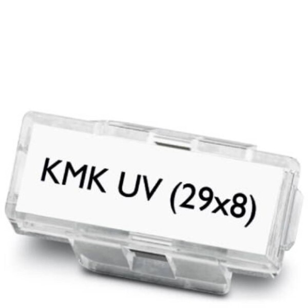 Phoenix Contact 1014107 KMK UV (29X8) držiak označenie Druh montáže: káblové spony priehľadná 100 ks; 1014107