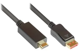 Good Connections DP1.4-HDMI2.0 2m čierna / Prepojovací kábel / DisplayPort-HDMI / 4K / 60 Hz (DP14-HDMI)