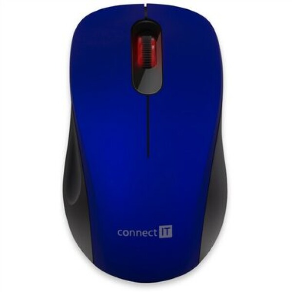 Connect IT CMO-2230-BL MUTE modrá / Bezdrôtová myš / optická / 1200 DPI / 3 tlačidlá / 2.4 GHz (CMO-2230-BL)