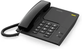 Alcatel Temporis 26 čierna / analógový telefón s LCD displejom / pamäť zoznamu 50 (3700601413717)