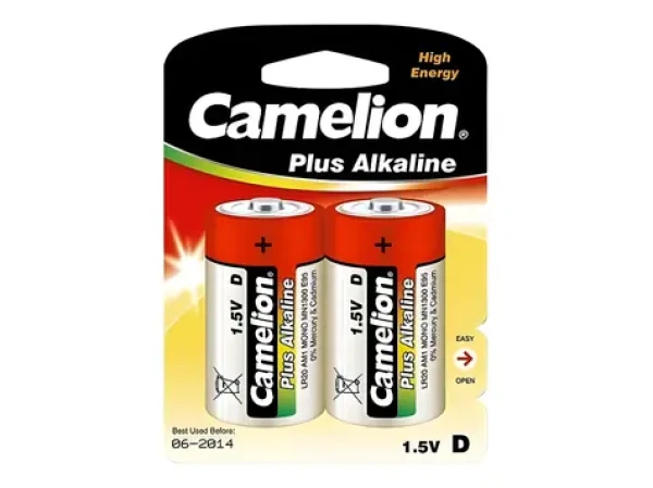Camelion PLUS Alkaline D (LR20) / Batéria / Alkalická / 1,5 V / 2 ks (11000220)