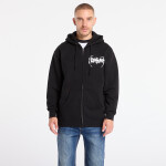 Mikina PLEASURES Pond Zip Hoodie Black S