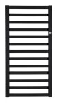 Instalprojekt - Kúpeľňový radiátor POPPY čierna farba - Farba radiátora - Čierna, Rozmer radiátora - 600 × 1310 mm, výkon 631 W, Typ pripojenia - Klasické (spodné) RADPPY601331