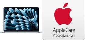 Apple MacBook Air 13 M4 / 24 GB / 512 GB / Mac OS / 10R GPU (MC6V4ZE/A) + AppleCare Protection