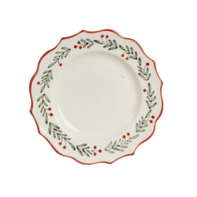 Strömshaga Keramický tanier Esther Lingonberry Ø 21,5 cm