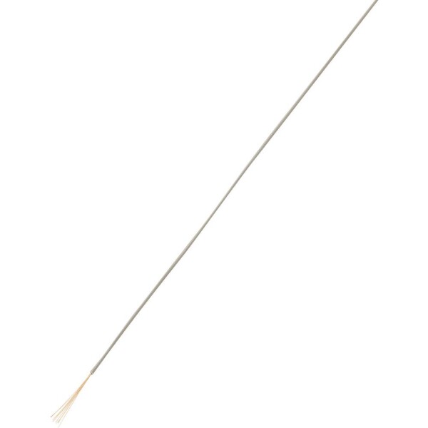 TRU COMPONENTS 1567789 opletenie / lanko, LiFY, 1 x 0.05 mm², sivá, 100 m; 1567789