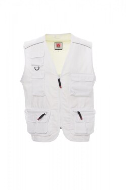 Pracovná vesta Payper Pocket Farba: Biela, Veľkosť: 3XL (0001870054000003XL)