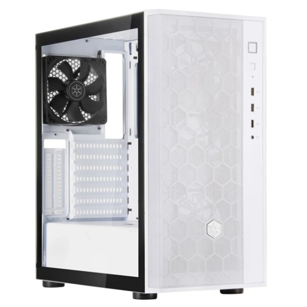 Silverstone Fara R1 V2 biela / ATX / 1x USB-A 2.0 / 2x USB-A 3.0 / 1x 120mm / bez zdroja / priehľadná bočnica (SST-FAR1W-G-V2)