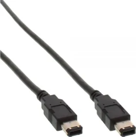 InLine FireWire 6-pin (M) - FireWire 6-pin (M) 5 m čierna / Kábel / 6 pin - 6 pin (34005)