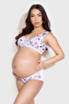 Dámske nohavičky Mitex Mama Pánty Flowers béžová XXL