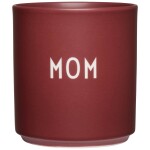 DESIGN LETTERS Porcelánový hrnček Mom Burgundy 300 ml