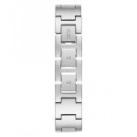 GUESS hodinky Silver Tone Case Silver Tone/blue Mesh Watch Strieborná