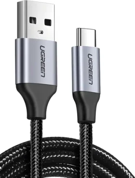 Ugreen 60408 USB-A - USB-C 3 m čierna / Kábel / Rýchle nabíjanie / USB-C (60408)