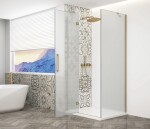 GELCO - TRINITY GOLD obdĺžnikový kút 1200x1100 ľavý, matné sklo, GT5612-11ML-G GT5612-11ML-G