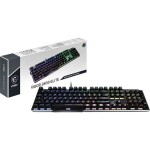 MSI Vigor GK50 Elite strieborná / Herná klávesnica / drôtová / mechanická / Kailh Box White / USB / RGB / CZ+SK Layout (S11-04CZ209-CLA)