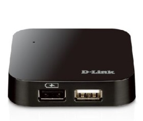 D-Link DUB-H4 / USB 2.0 4-Port Hub / 4 x A-Port / 1 x B-Port / Cable (DUB-H4/E)