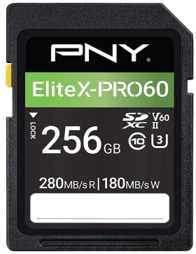 PNY PNY SD EliteX-PRO 60 UHS-II 256GB Flash Memory Card